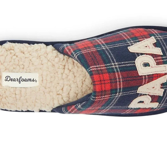 Men's Dearfoams Papa Bear Scuff Slippers - Picture 5 of 7
